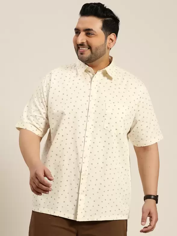 Men Plus Size Printed Shirt - image 7