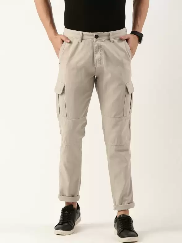 Men Slim Fit Cargos Trousers - image 7