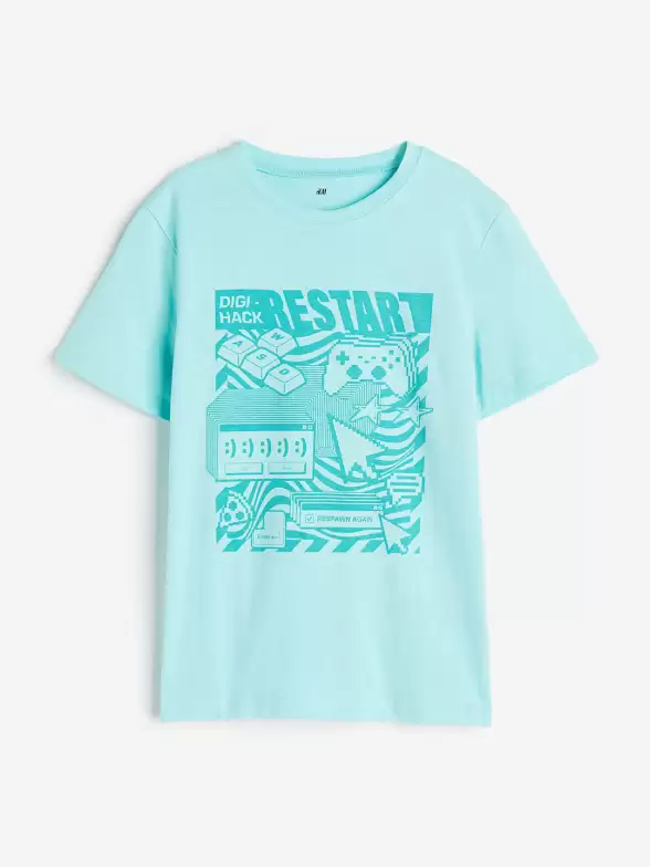 Boys Printed cotton T-shirt - image 7