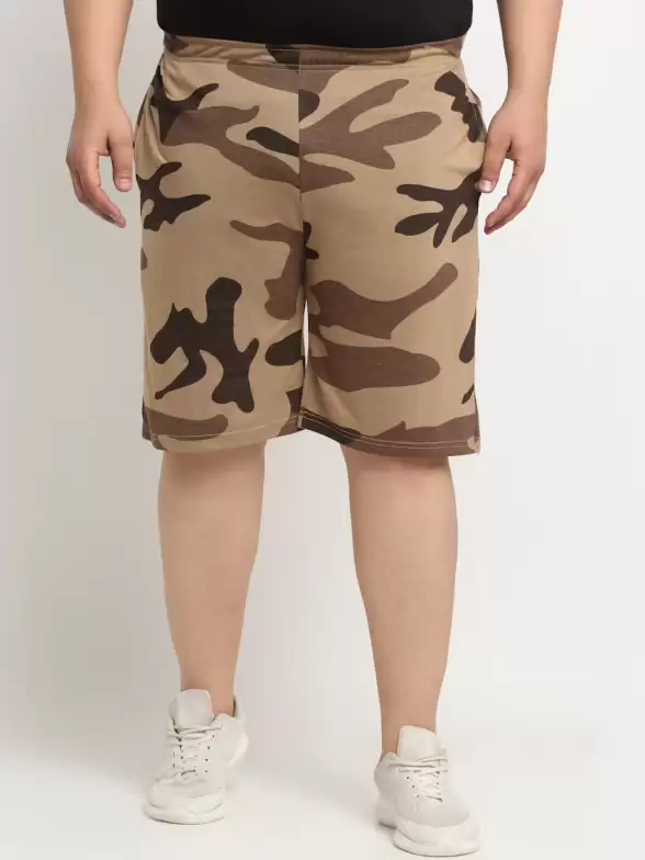 Men Camouflage Printed Shorts - image 7