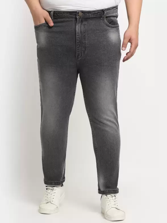 Men Plus Size Cotton Jeans - image 7