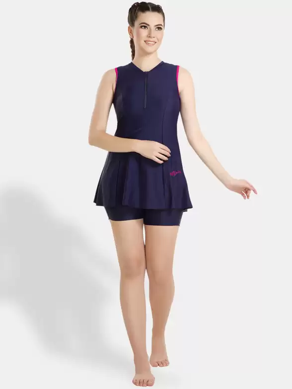 Turtle Neck Swimming Dress - image 7