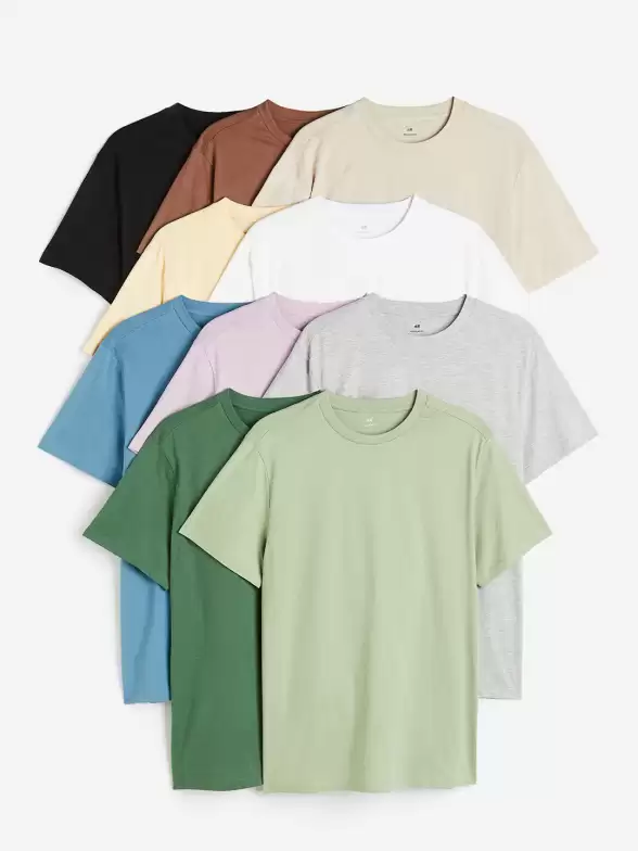 10-Pack Regular Fit T-Shirts - image 7