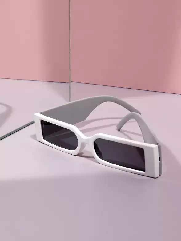 Women Rectangle Sunglasses - image 7
