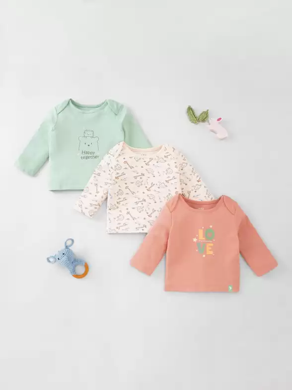 Infants Pack Of 3 T-shirts - image 7