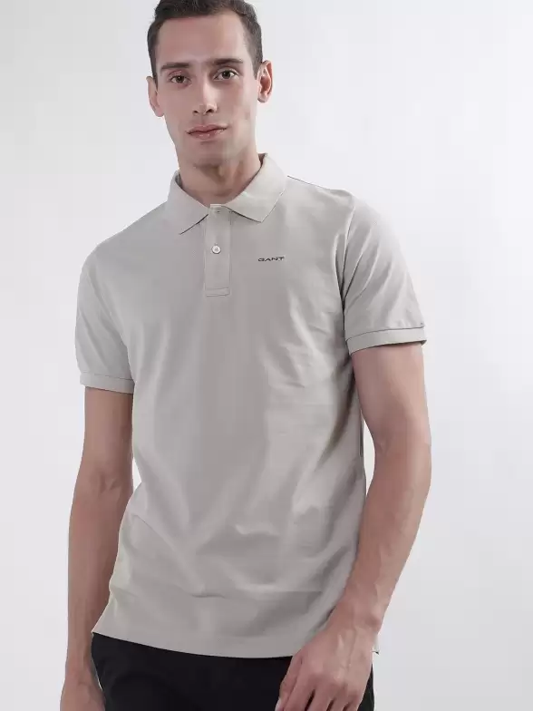 Polo Collar Cotton T-shirt - image 7