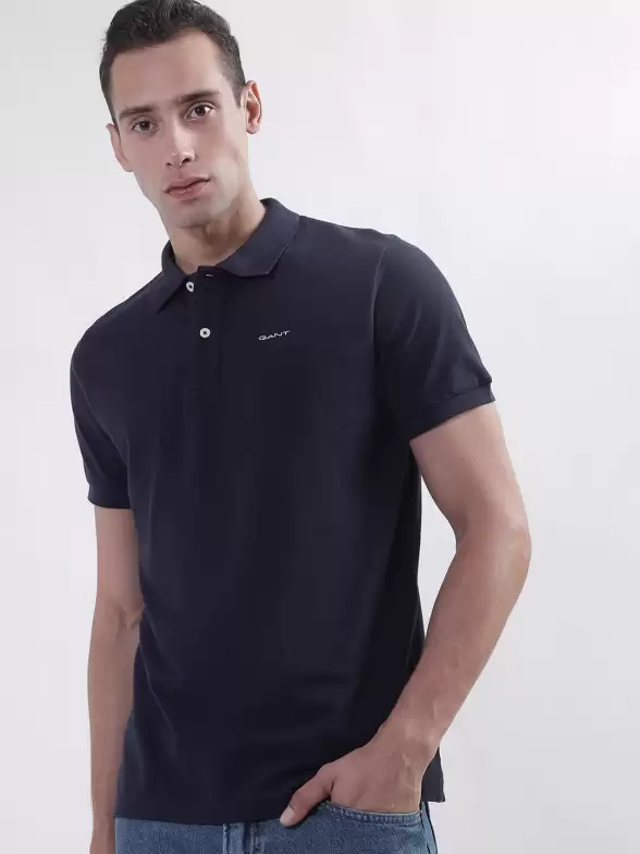 Polo Collar Cotton T-shirt - image 7