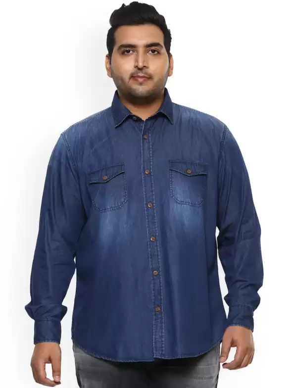Plus Size Men Regular Fit Casual Shirt - image 2
