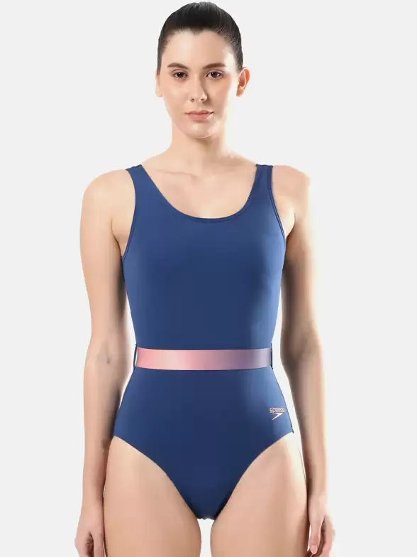 Women Solid Swim Tankini - image 7