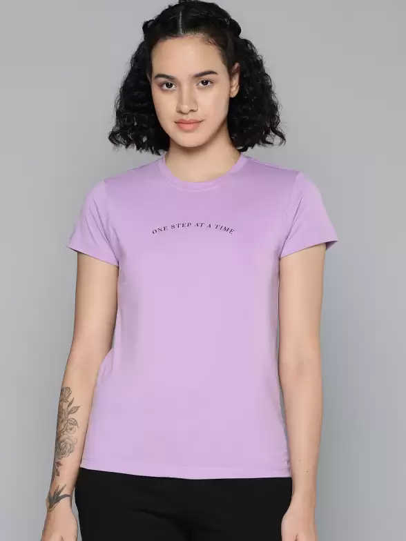 Women Typography Printed T-shirt - image 7