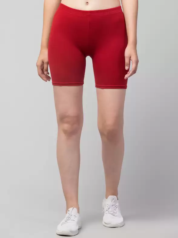 Women Skinny Fit Sports Shorts - image 7