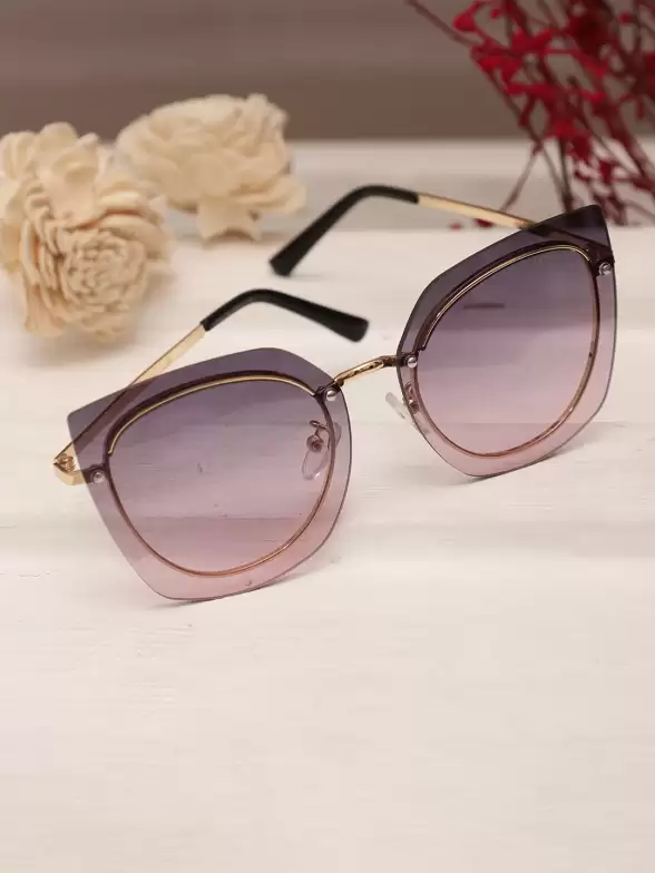 Women Butterfly U Sunglasses - image 7