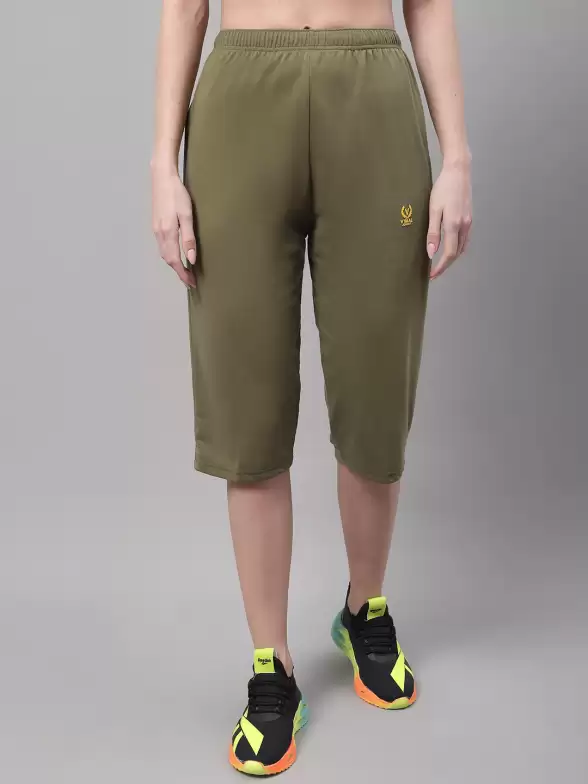 Women Solid Cotton Capris - image 7