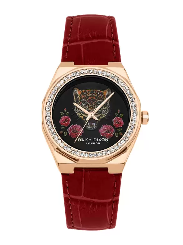 Women Leather Straps Watch - image 7