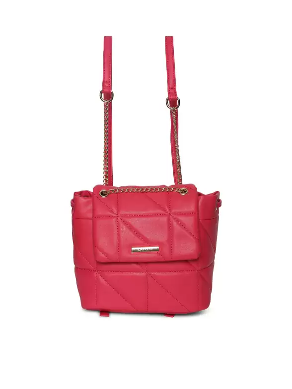 Women Quilted Small Backpack - image 7