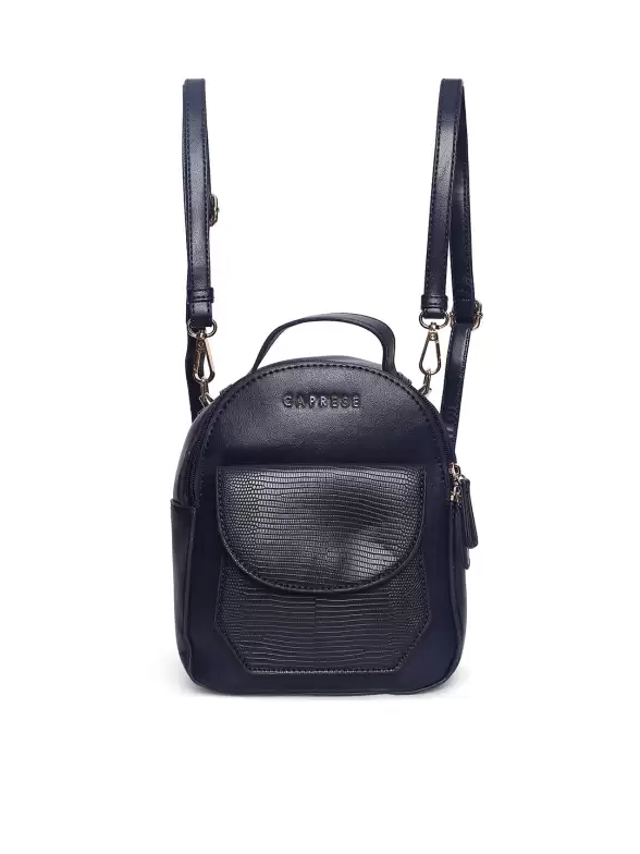 Women Textured Small Backpack - image 7