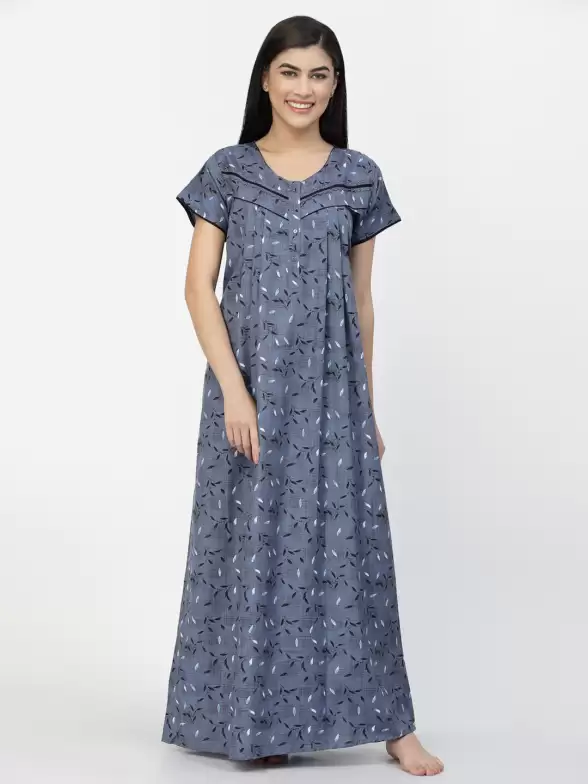 Printed Pure Cotton Nightdress - image 7