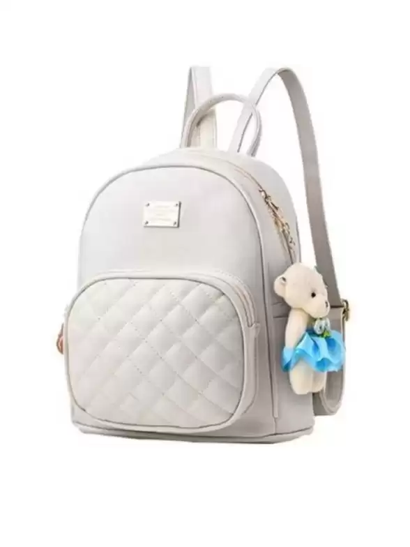 Women Quilted Small Backpack - image 7