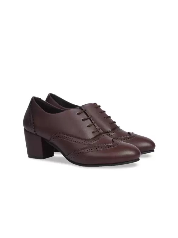 Women Heeled Oxford Shoes