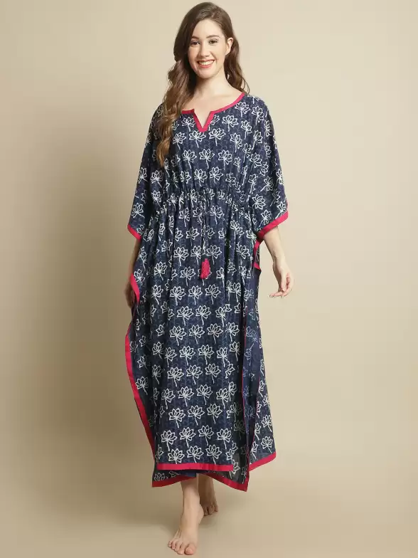 Printed Pure Cotton Nightdress - image 7