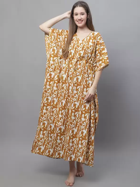 Printed Pure Cotton Nightdress - image 7