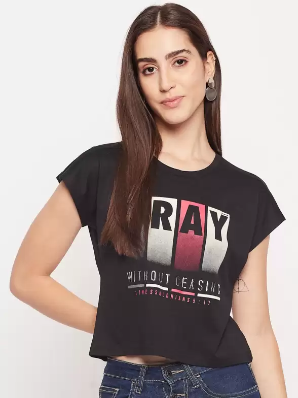 Typography Printed T-shirt - image 7