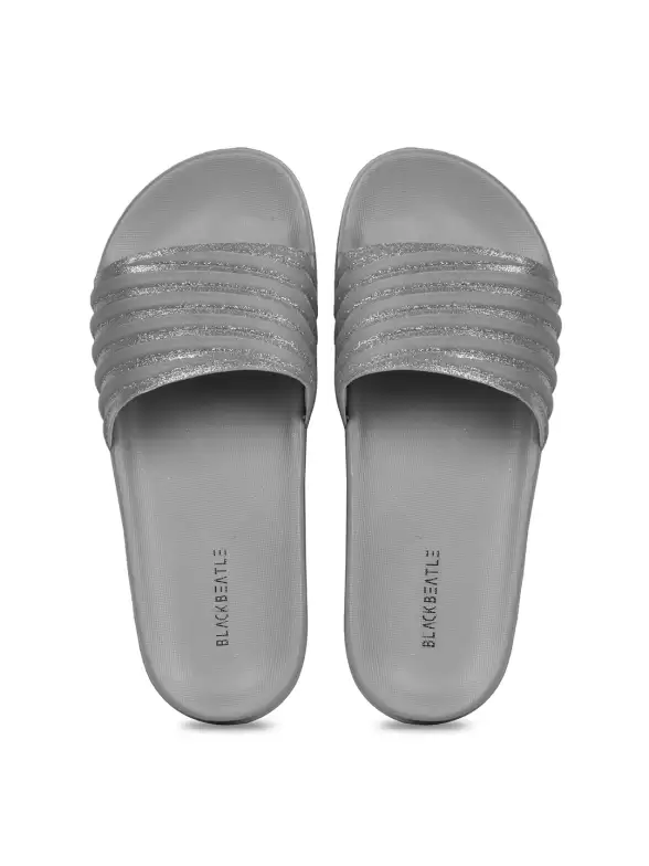Women Embellished Sliders - image 7