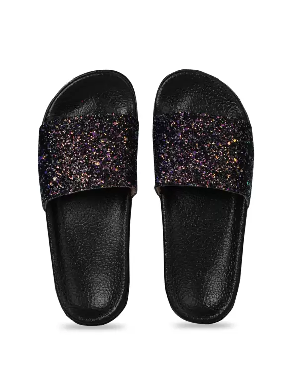 Women Embellished Sliders - image 7