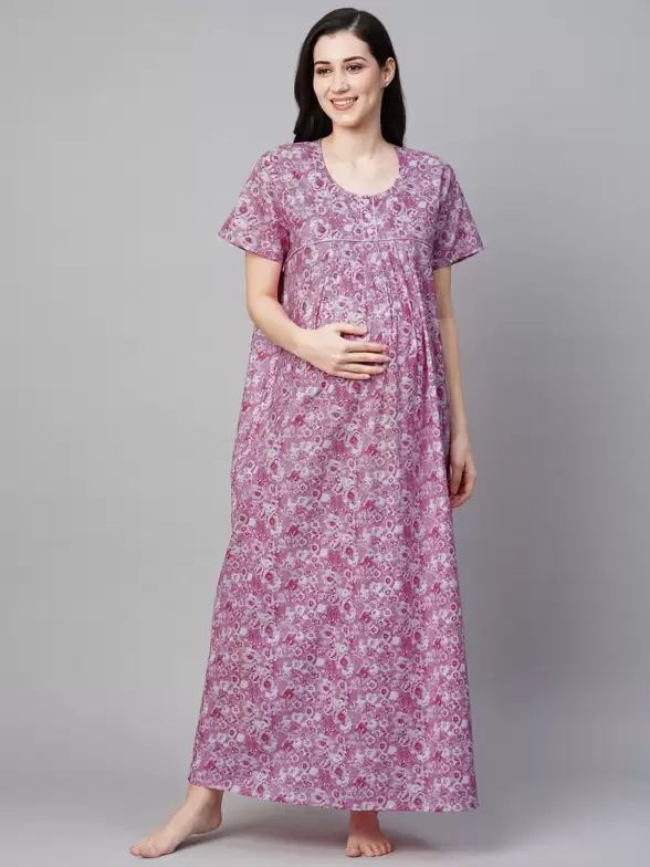 Printed Nightdress - image 7