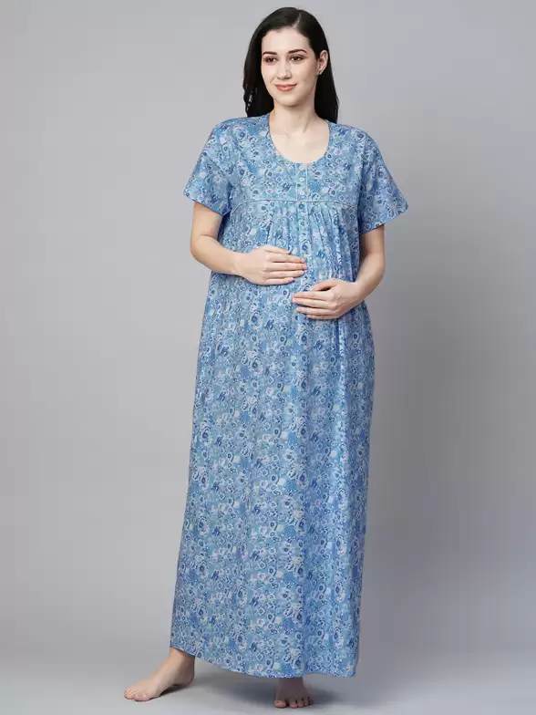 Printed Nightdress - image 7