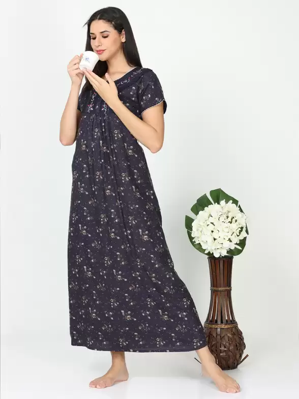 Printed Nightdress - image 7