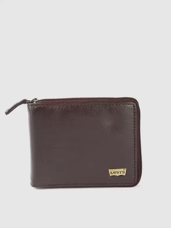 Men Textured Zip Around Wallet - image 7