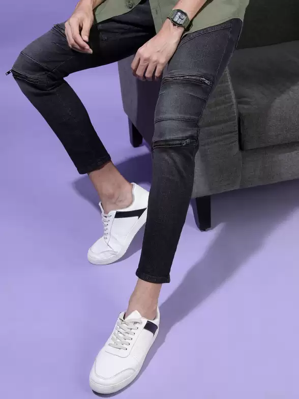 Men Tapered Fit Jeans - image 7