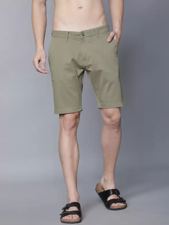 Men Slim Fit Chino Shorts - image 2