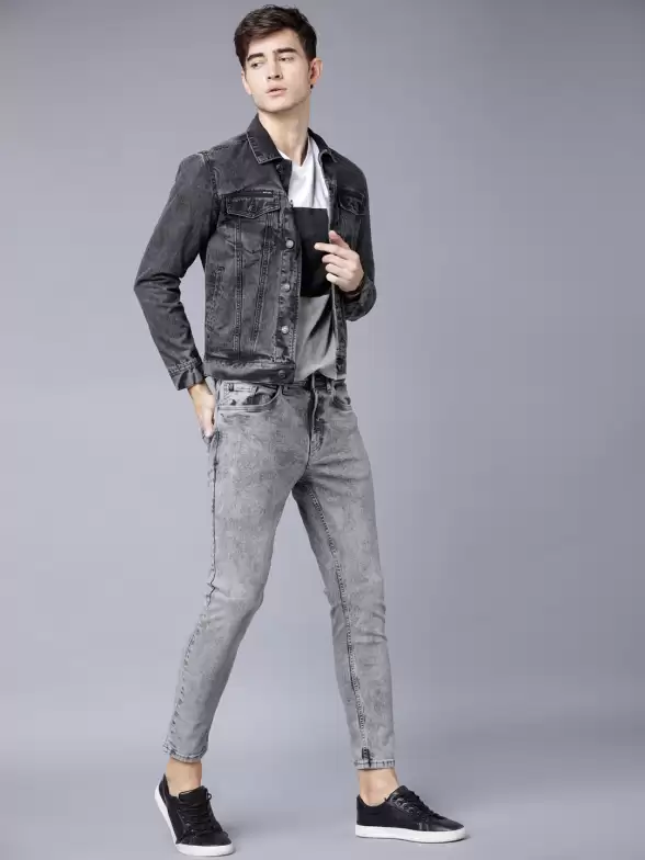 Men Tapered Fit Jeans - image 7