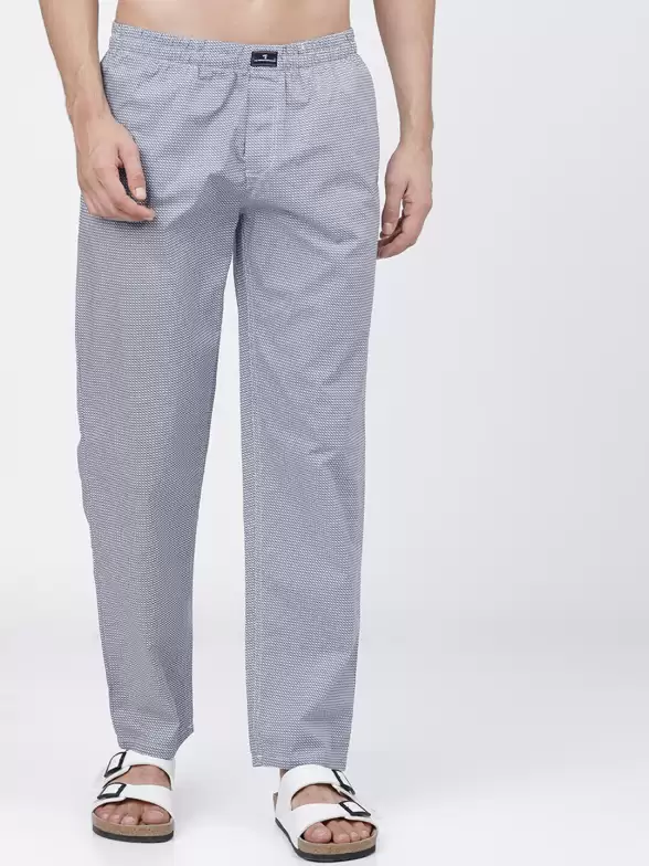 Men Checked Cotton Lounge Pants - image 7