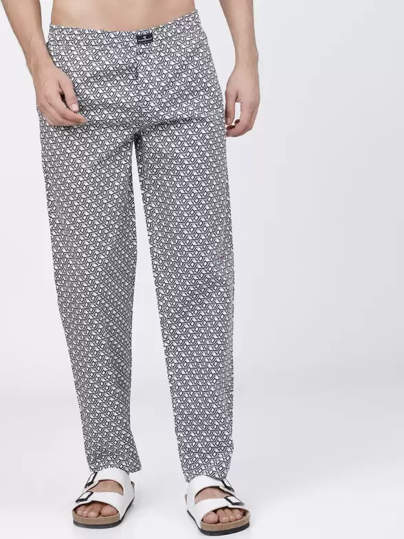 Men Printed Cotton Lounge Pants - image 7