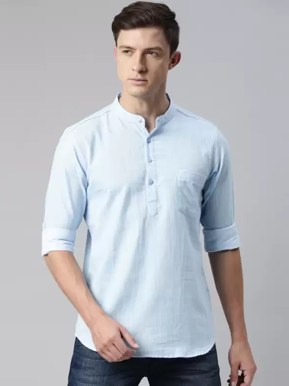 Men Cotton Short Kurta - image 7