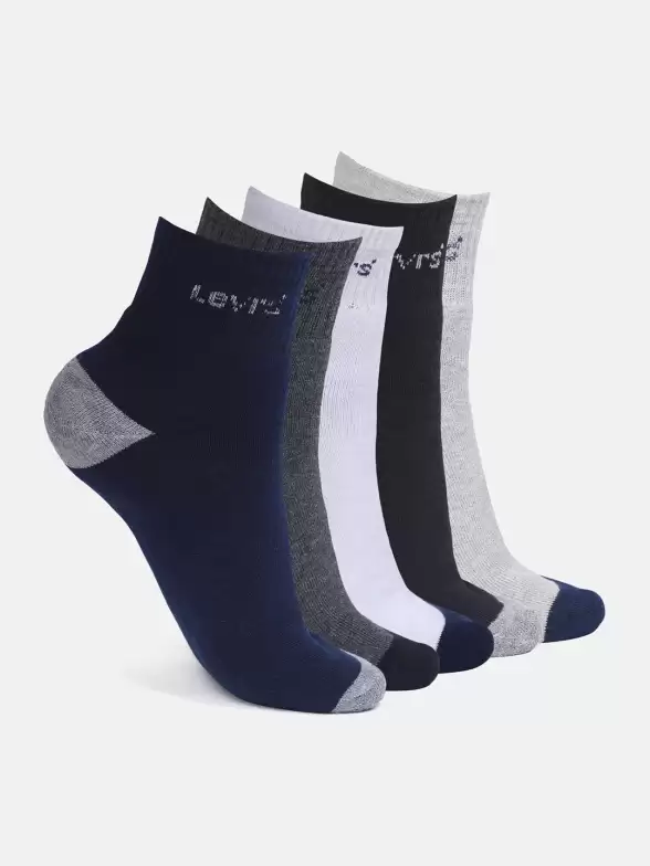 Men Pack Of 5 Assorted Above Ankle-Length Socks - image 7