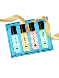 Bombay Shaving Company Men Set Of 4 Miami- Cairo-Mexico- Venice EDP- 20 ml Each