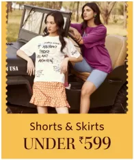 Shorts & Skirts Under 599