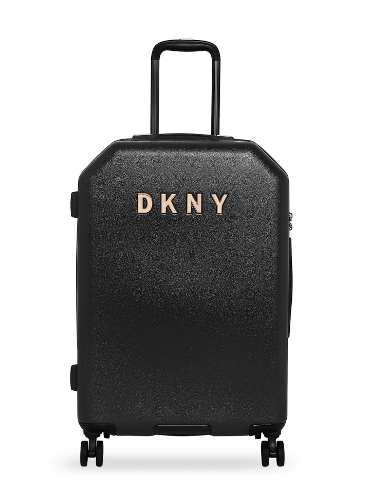 Buy DKNY Black Allore Range Medium Trolley Bag Trolley Bag for