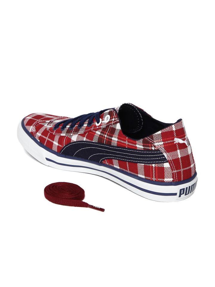 Puma on sale checkered shoes