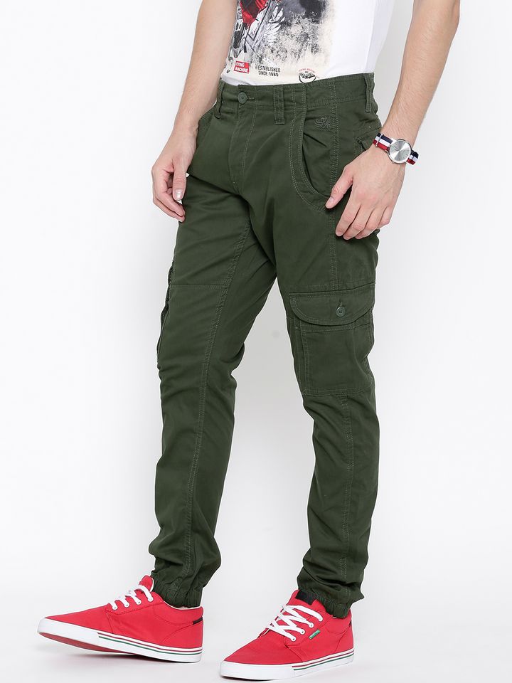Buy Flying Machine Olive Green Slim 