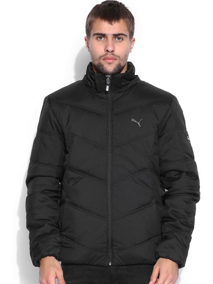 Buy PUMA Black Puffer Jacket Jackets for Men 1002138 Myntra