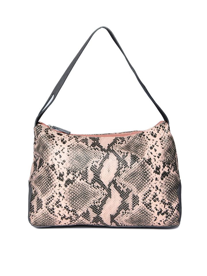 grey snakeskin bag