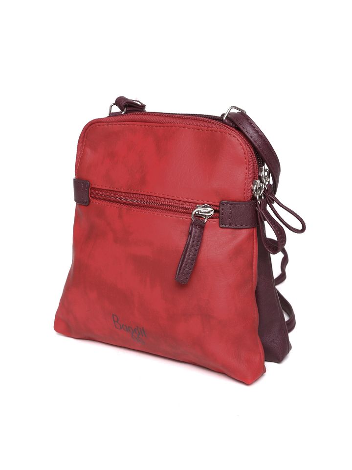 baggit red sling bag