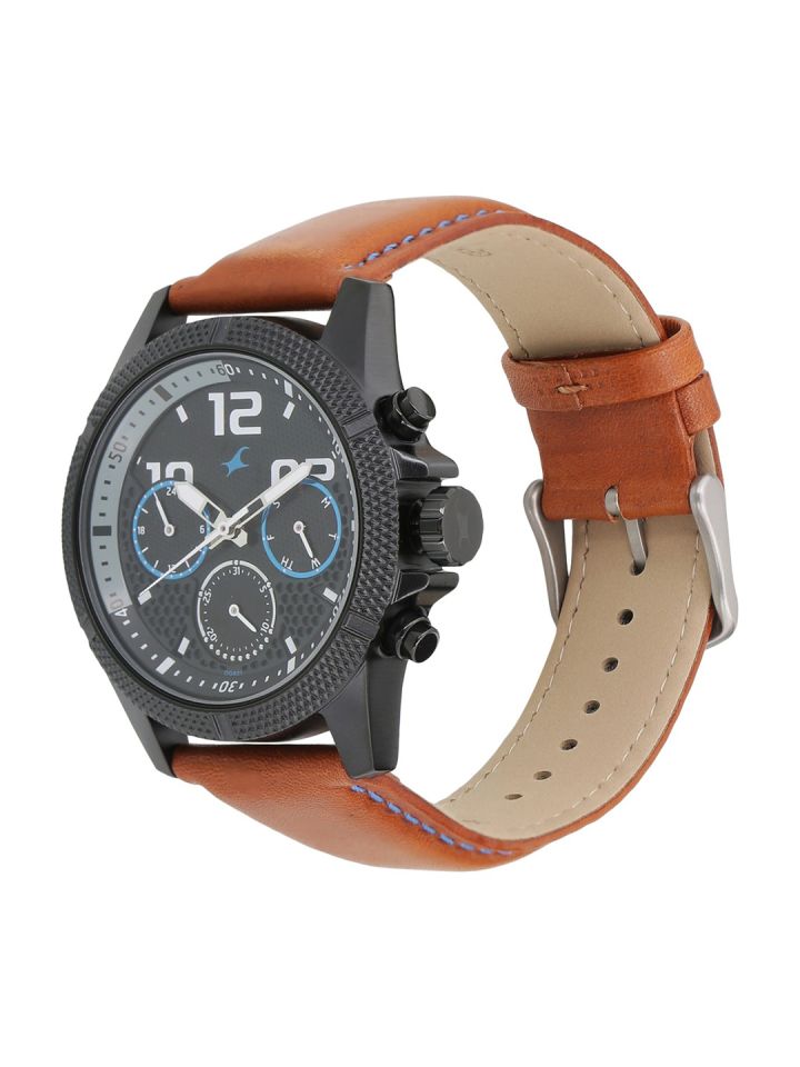 Buy Fastrack Loopholes Men Black Analogue Watch NL3169NL01