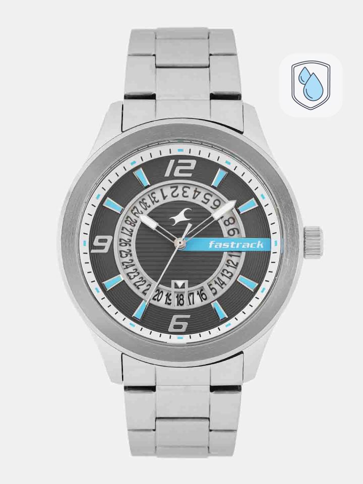 Buy Fastrack Men Charcoal Grey Analogue Watch 38050SM02 Watches