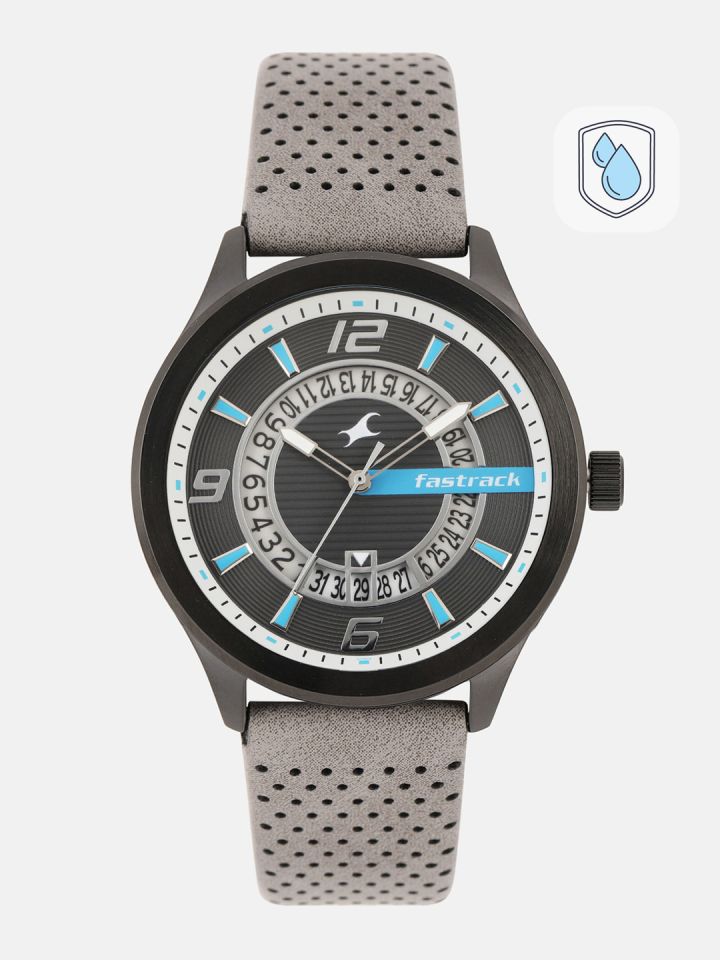 Buy Fastrack Men Charcoal Grey Analogue Watch 38050NL02 Watches